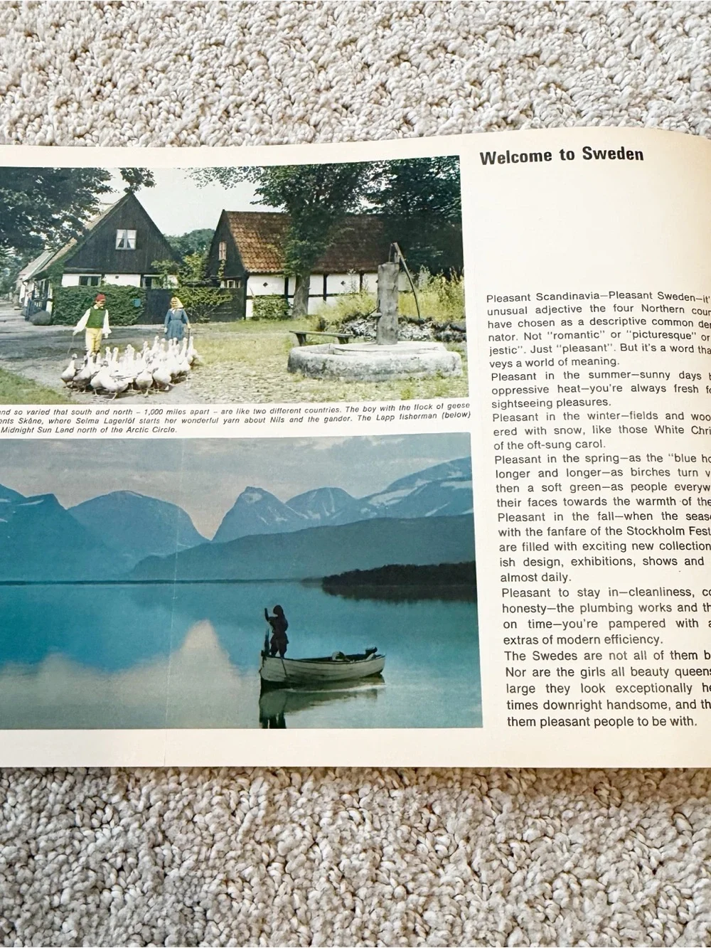 1965 Swedish Sweden Travel Tourism Brochure Womens Rhythmic Gymnastics Team